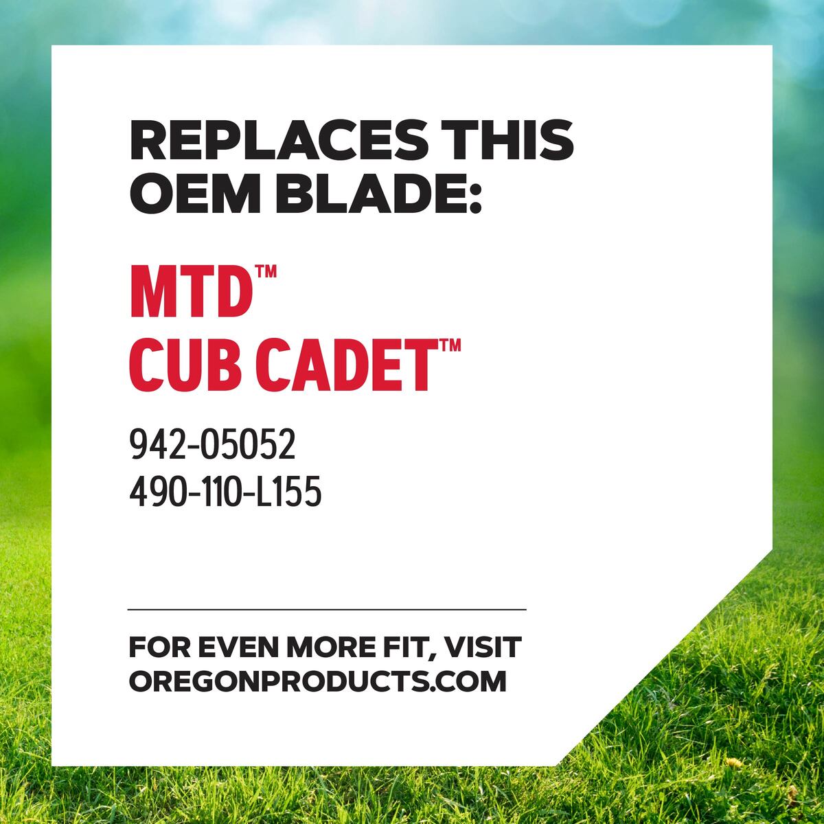 Oregon 98-152 Standard Lift Blade (QTY 3)
